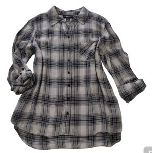Style & Co. Plaid Button Down Shirt.